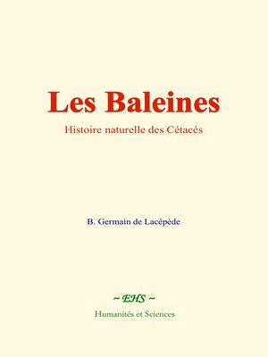 cover image of Les Baleines